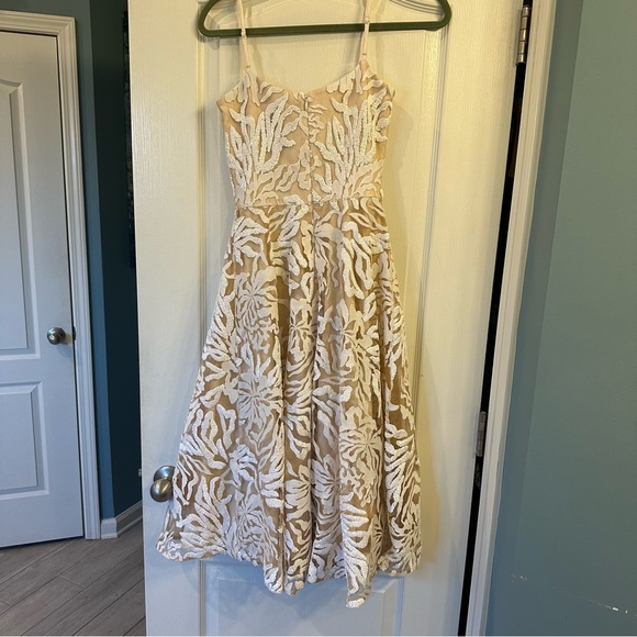 Dress the Population Women's Layla Sweetheart Fit and Flare Midi Dress XS 0 $298 - Picture 5 of 7